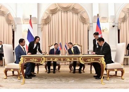 2024–02-07 柬新首相首访泰国 签署5份合作备忘录